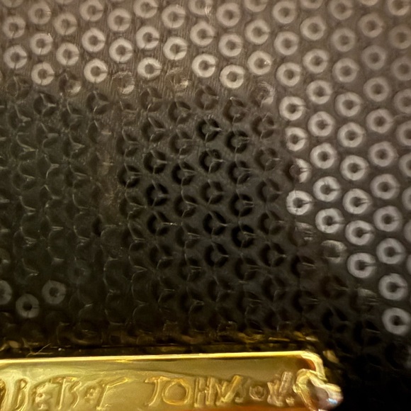 PreLoved Betsey Johnson Black Sequin Wallet - Picture 3 of 4